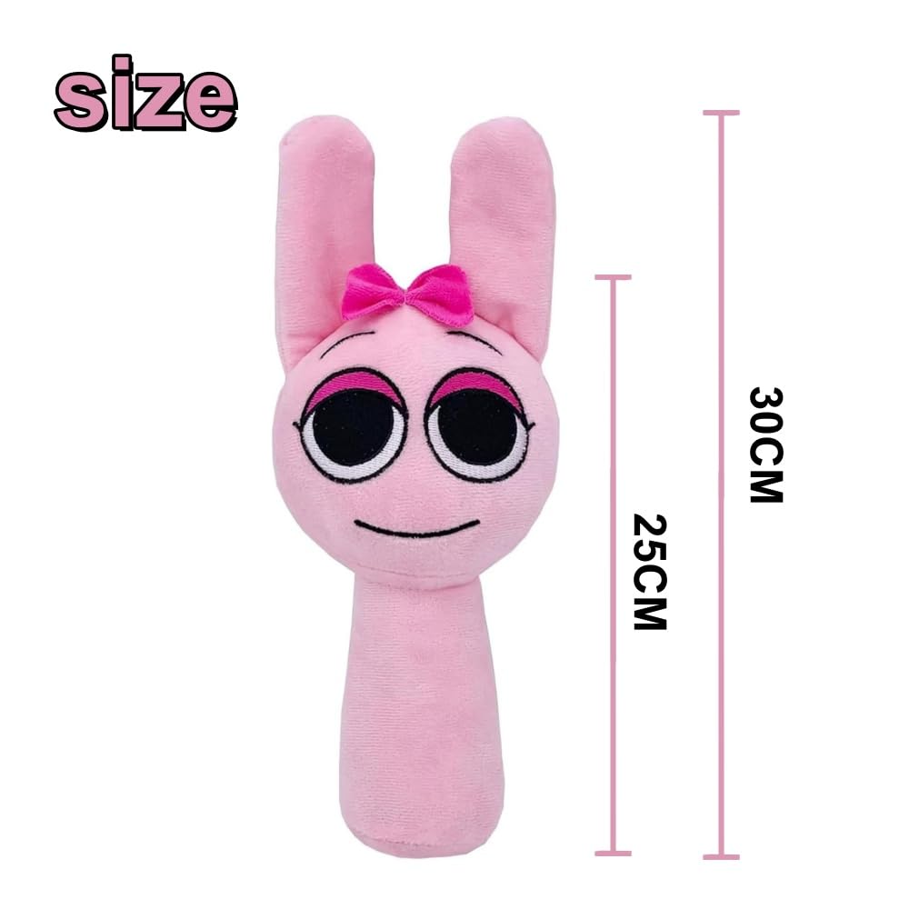 SPR Plush Toys SPR Game Plushies SPR Plushes Soft and Funs Stuffed Toys Dolls for Fans and Friends Birthday for Girls Boys (Drak Black)