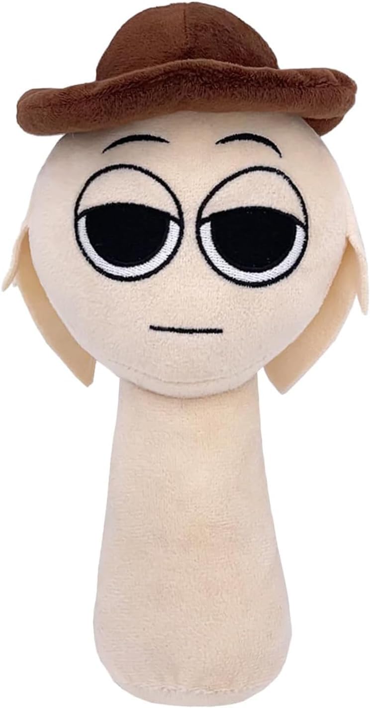 SPR Plush Toys SPR Game Plushies SPR Plushes Soft and Funs Stuffed Toys Dolls for Fans and Friends Birthday for Girls Boys (Drak Black)