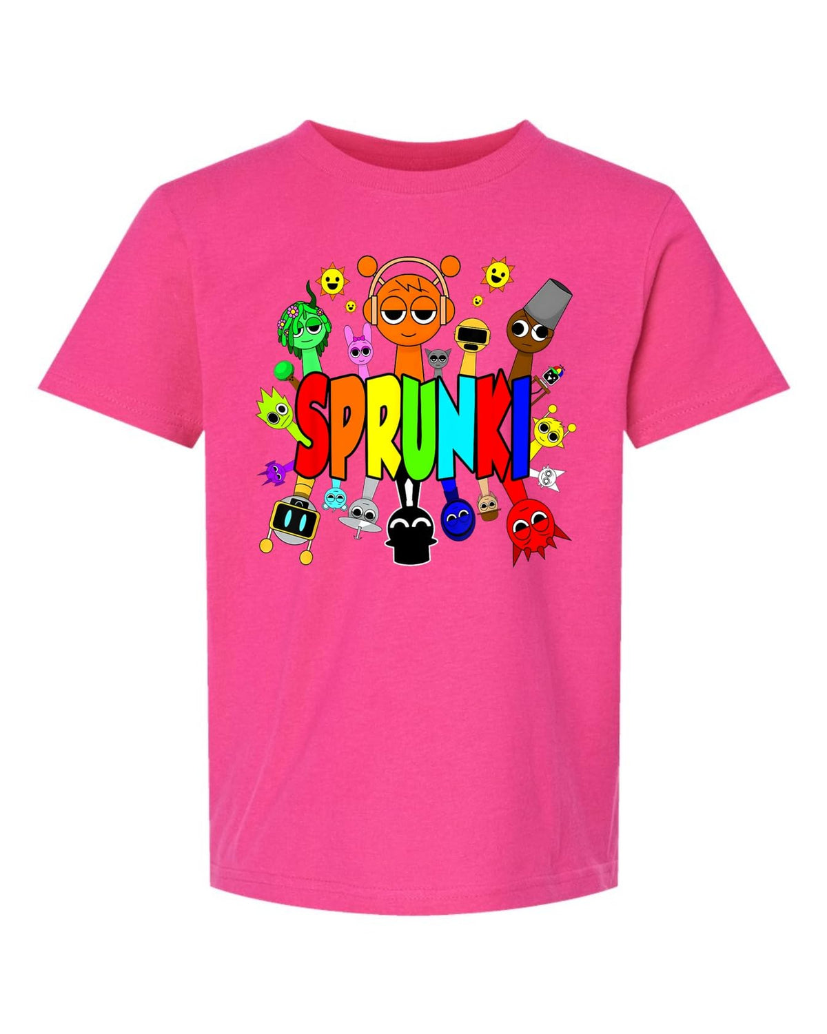 Sprunki Youth T Shirt Funny Game Tee