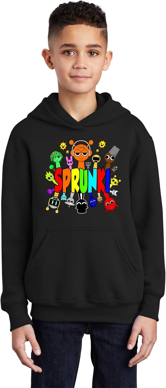 Sprunki Hoodie Funny Game Adult Youth Toddler Sweatshirt