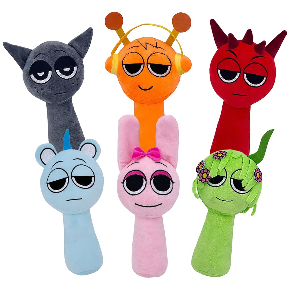 SPR Plush Toys SPR Game Plushies SPR Plushes Soft and Funs Stuffed Toys Dolls for Fans and Friends Birthday for Girls Boys (Orange+Pink)