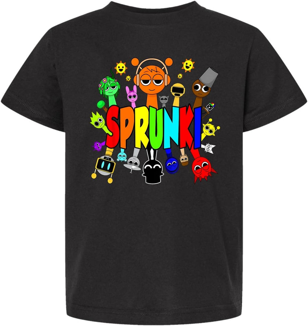 Sprunki Youth T Shirt Funny Game Tee