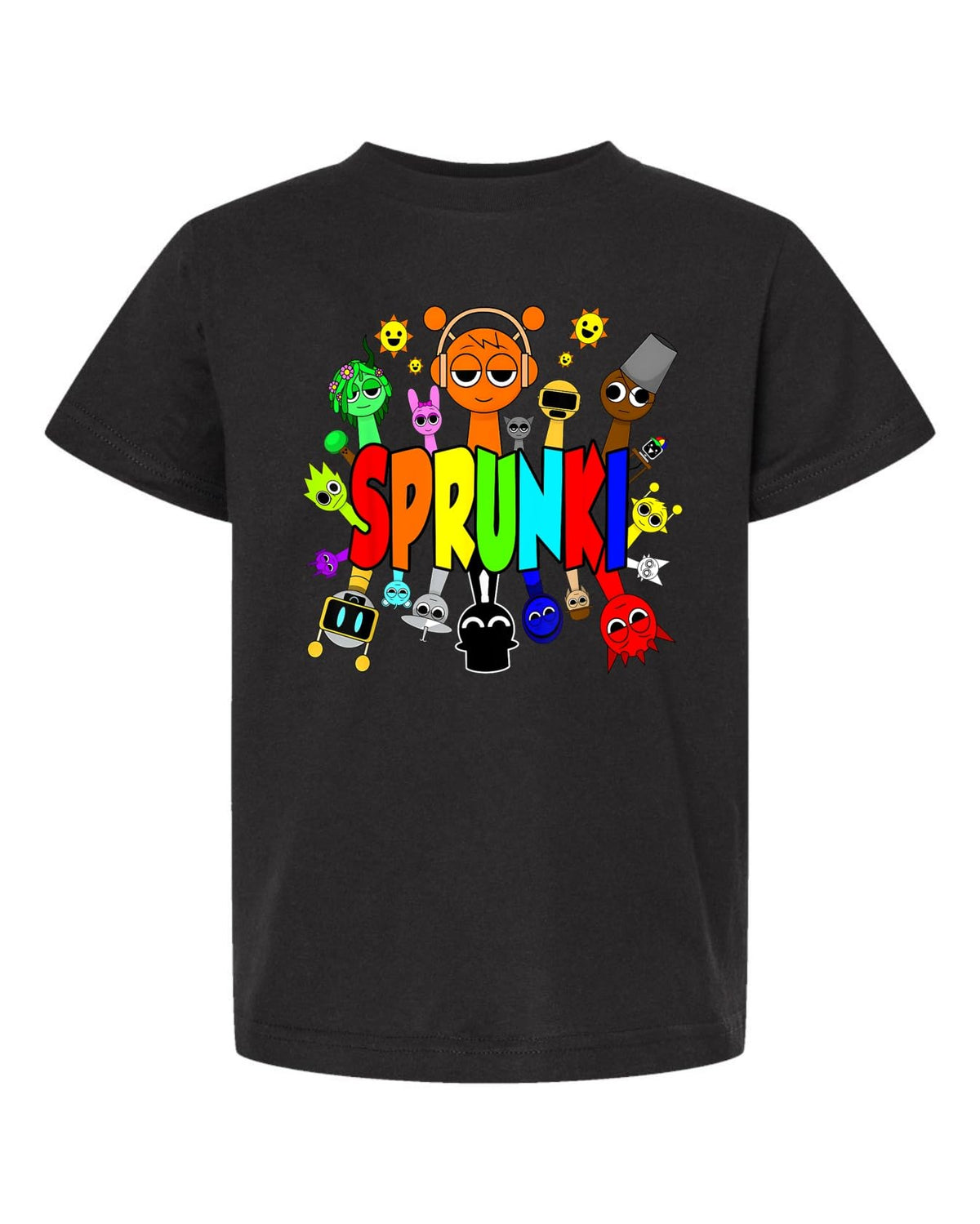 Sprunki Youth T Shirt Funny Game Tee
