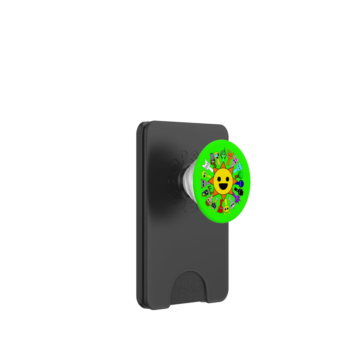 All Sprunki play on grass around sun Birthday decor PopSockets Adhesive PopGrip