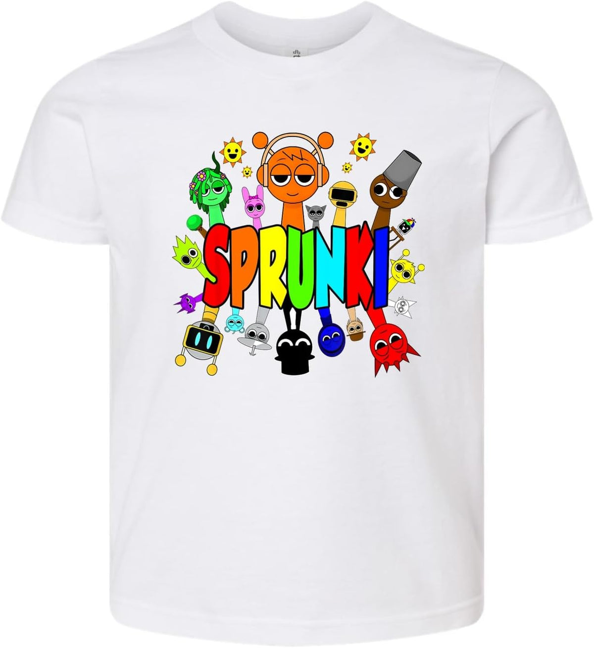Sprunki Youth T Shirt Funny Game Tee