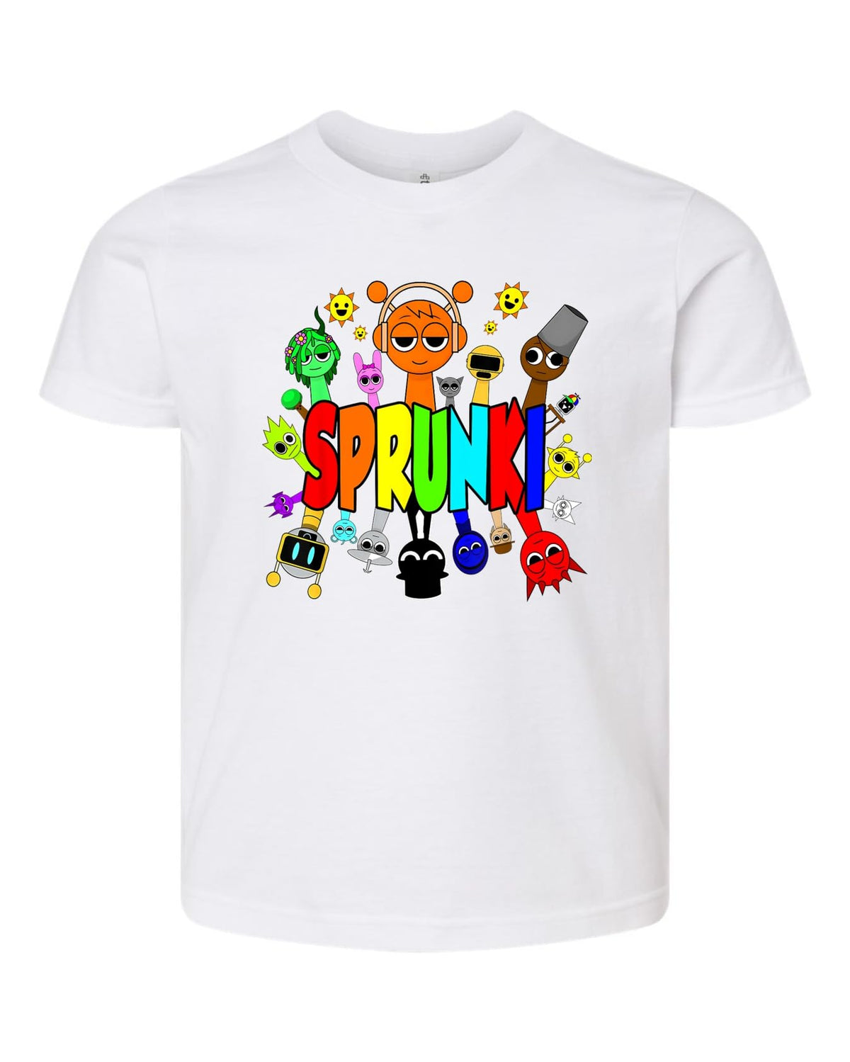 Sprunki Youth T Shirt Funny Game Tee