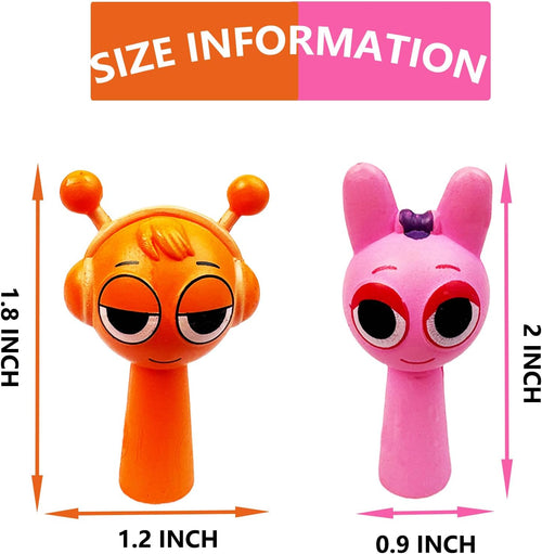 24PCS Sprunky Action Figures Mystery Box,Sprunky Action Figures,Office Room Figurine Decor for Kids Teen Adults,Action Figure Toys Gifts for Birthday Goodie Bag Fillers Halloween Party Favors