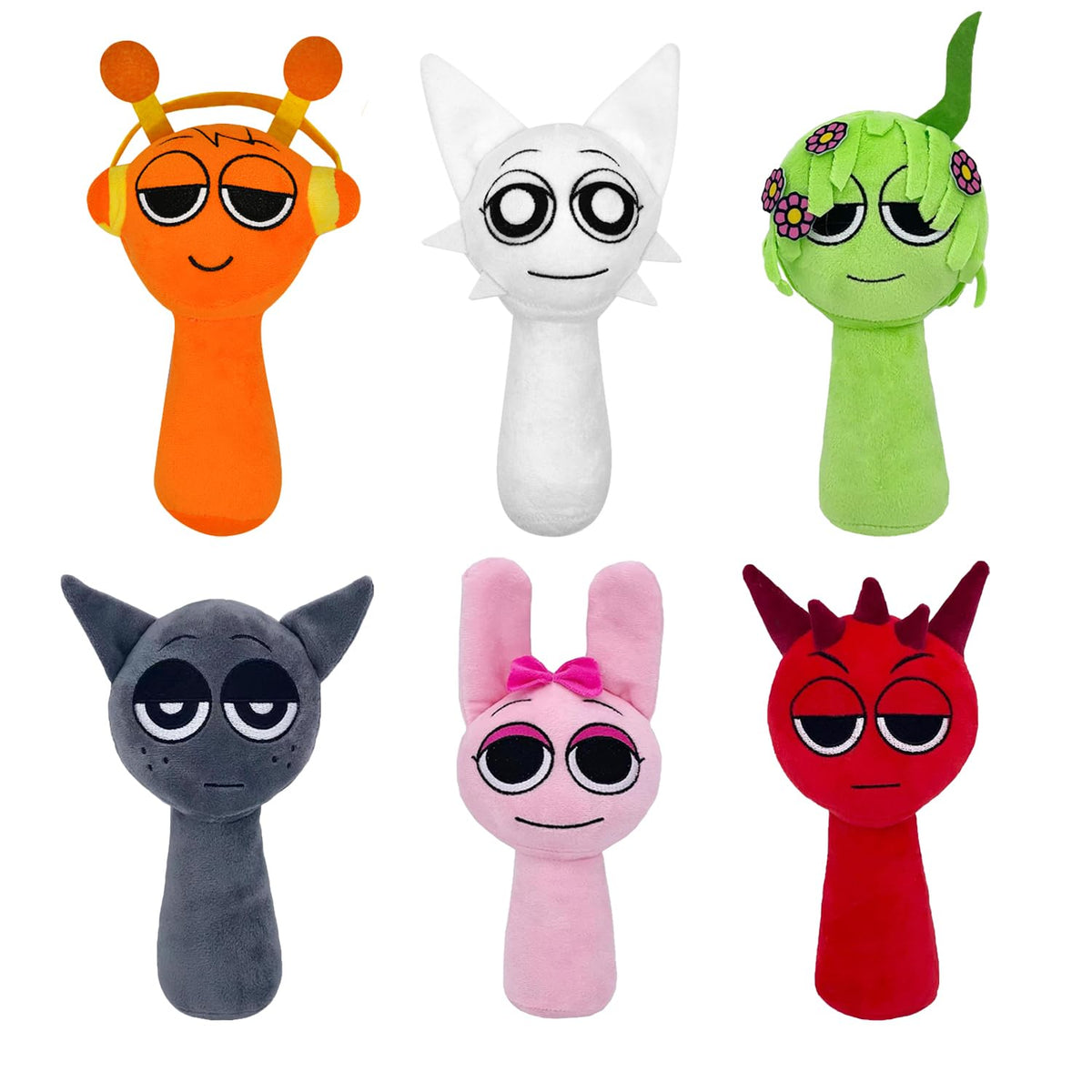 Plush Toys, Horror Games Plushies Toy for Fans, Soft Stuffed Animal Pillow Figure Doll Christmas Birthday Gifts for Adult Kids (20PCS)