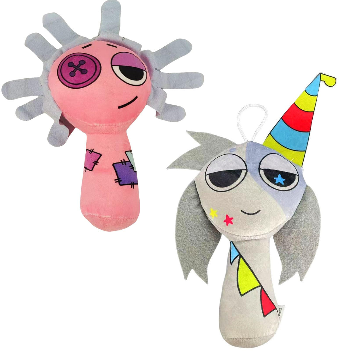 5 Pcs Halloween Plush Toys Horror Fans Soft Stuffed Doll, 8'' Plushies Gifts for Adult, Stuffed Toys Dolls Gifts for Birthday Goodie Bag Fillers Halloween Party Favors