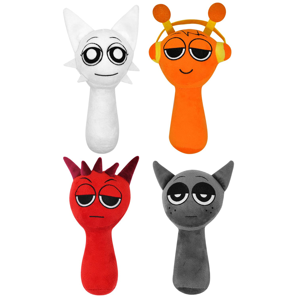 Sprunky Plush,Sprunky Plushies,Soft and Funs Stuffed Toys Dolls for Fans and Friends Christmas Birthday (New-4pc)