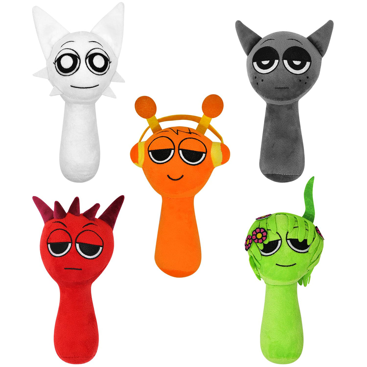 Sprunky Plush,Sprunky Plushies,Soft and Funs Stuffed Toys Dolls for Fans and Friends Christmas Birthday (New-4pc)