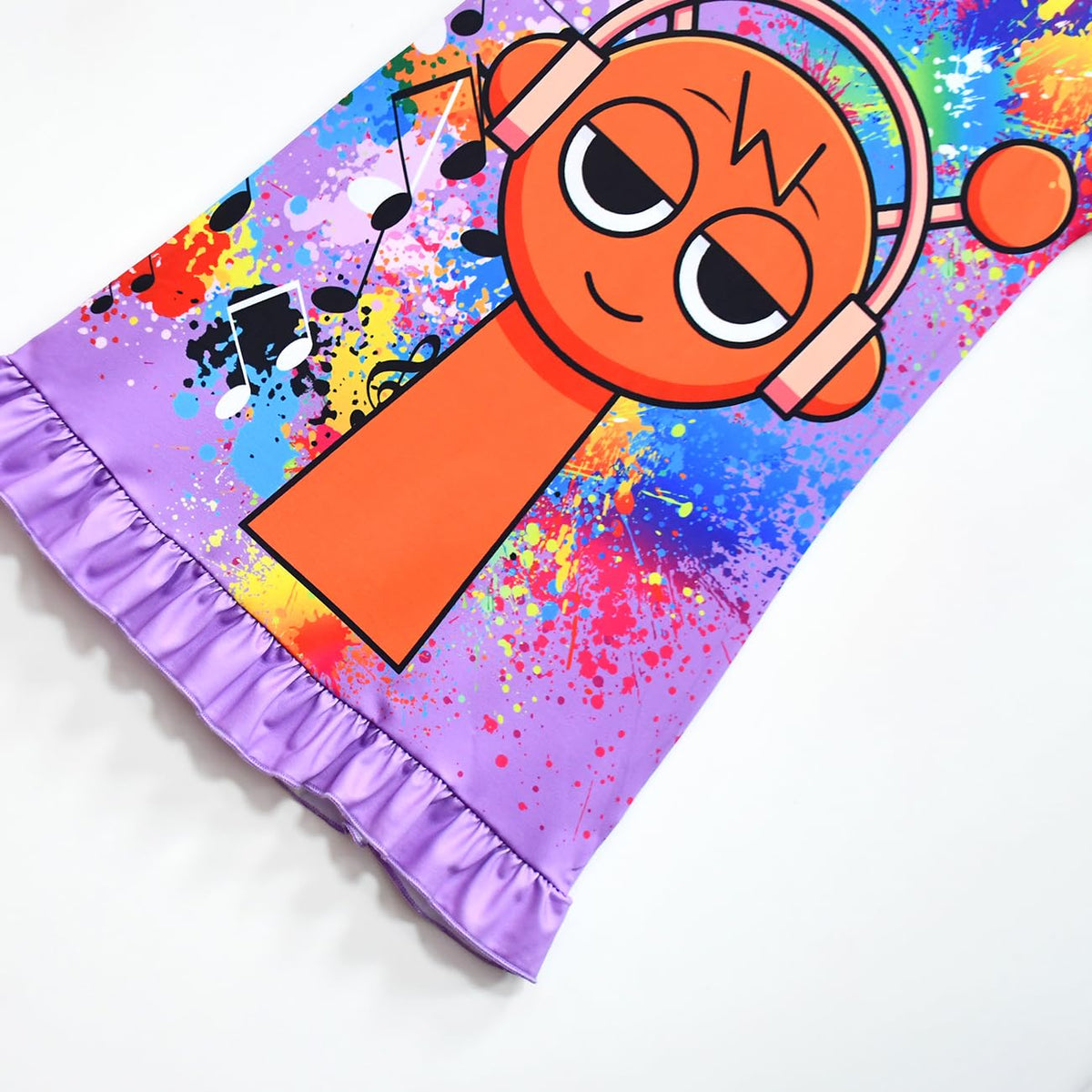Little Girls Nightgowns Casual Dress Little Kids Music Adventure Cartoon Printed Dress