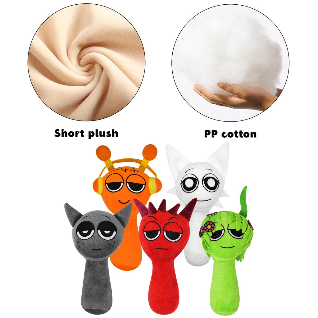 Sprunky Plush,Sprunky Plushies,Soft and Funs Stuffed Toys Dolls for Fans and Friends Christmas Birthday (New-4pc)