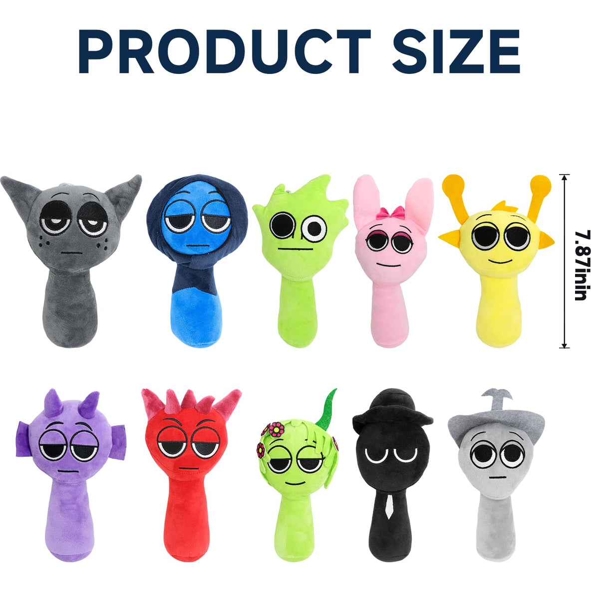 Sprunky Plush,Sprunky Plushies,Soft and Funs Stuffed Toys Dolls for Fans and Friends Christmas Birthday (New-4pc)