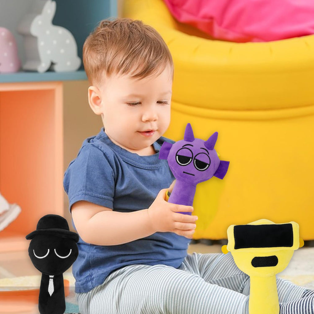 Sprunky Plush,Sprunky Plushies,Soft and Funs Stuffed Toys Dolls for Fans and Friends Christmas Birthday (New-4pc)