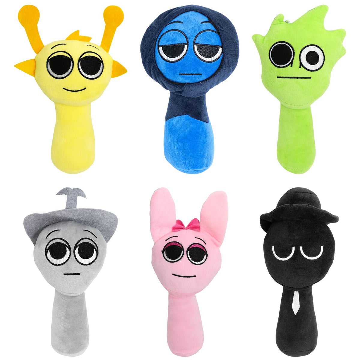 Sprunky Plush,Sprunky Plushies,Soft and Funs Stuffed Toys Dolls for Fans and Friends Christmas Birthday (New-4pc)
