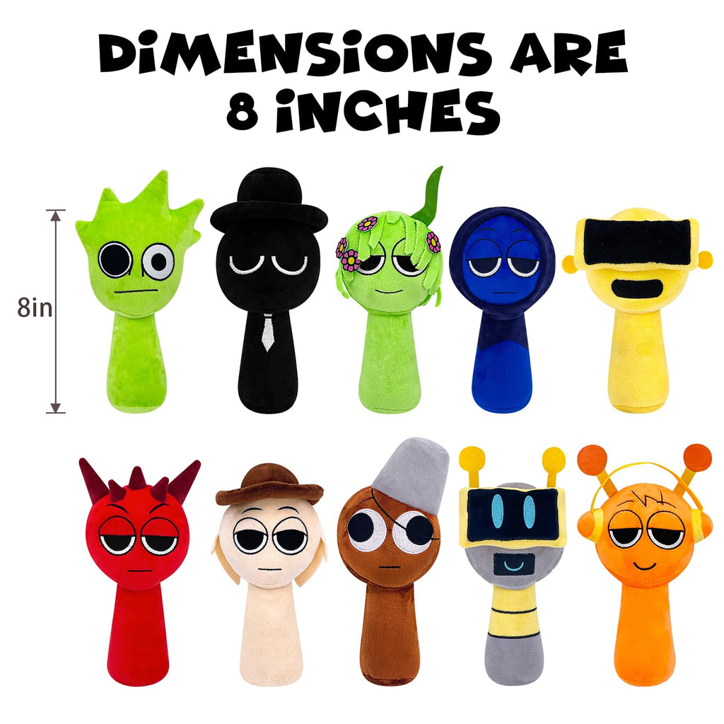 Plush Toys, Horror Games Plushies Toy for Fans, Soft Stuffed Animal Pillow Figure Doll Christmas Birthday Gifts for Adult Kids (20PCS)