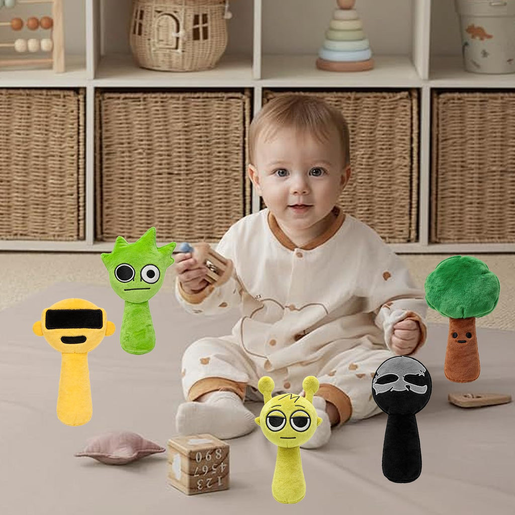 Sprunky Plush,Sprunky Plushies,Soft and Funs Stuffed Toys Dolls for Fans and Friends Christmas Birthday (New-4pc)