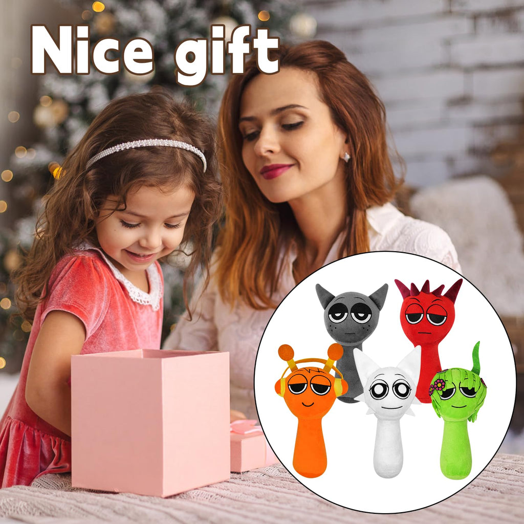 Sprunky Plush,Sprunky Plushies,Soft and Funs Stuffed Toys Dolls for Fans and Friends Christmas Birthday (New-4pc)