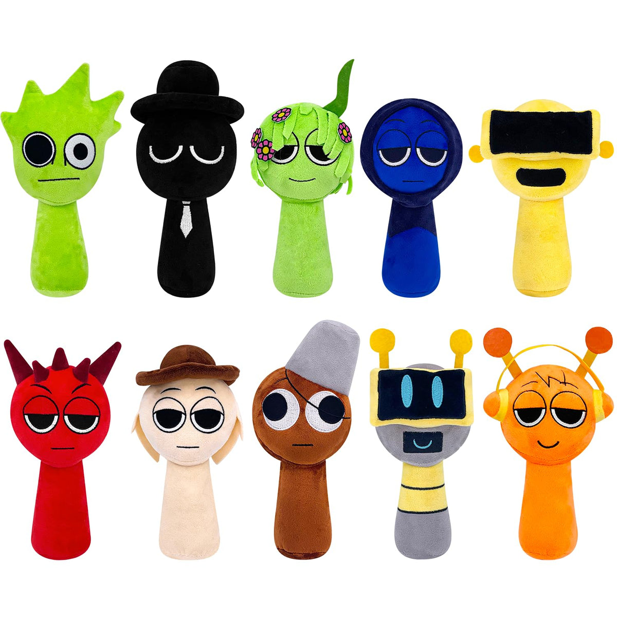 Plush Toys, Horror Games Plushies Toy for Fans, Soft Stuffed Animal Pillow Figure Doll Christmas Birthday Gifts for Adult Kids (20PCS)
