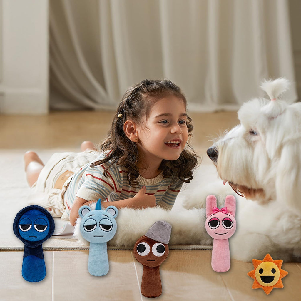 Sprunky Plush,Sprunky Plushies,Soft and Funs Stuffed Toys Dolls for Fans and Friends Christmas Birthday (New-4pc)