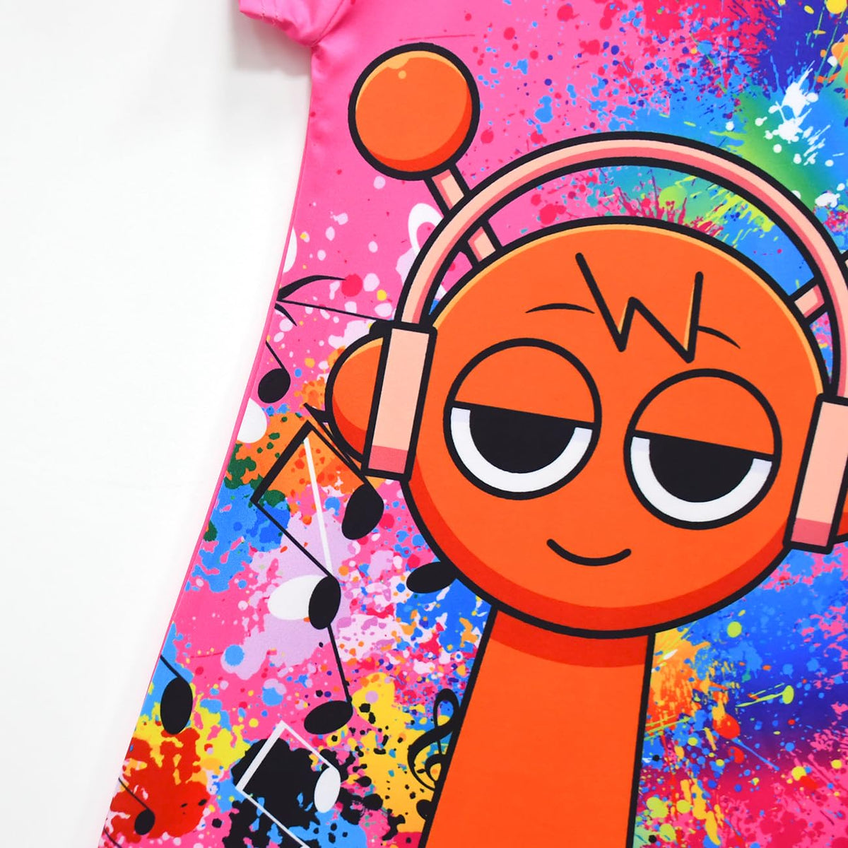 Little Girls Nightgowns Casual Dress Little Kids Music Adventure Cartoon Printed Dress