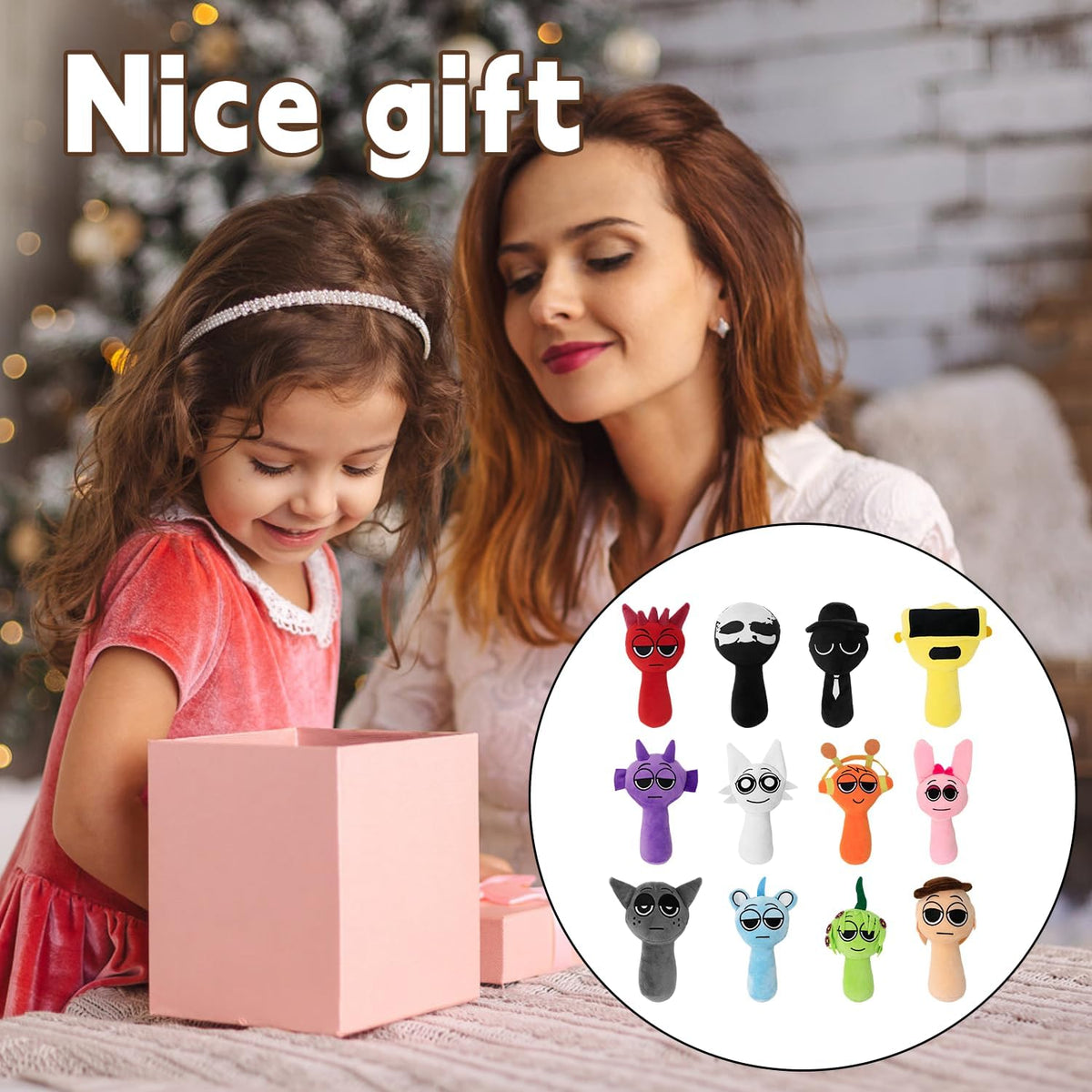 Sprunky Plush,Sprunky Plushies,Soft and Funs Stuffed Toys Dolls for Fans and Friends Christmas Birthday (New-4pc)