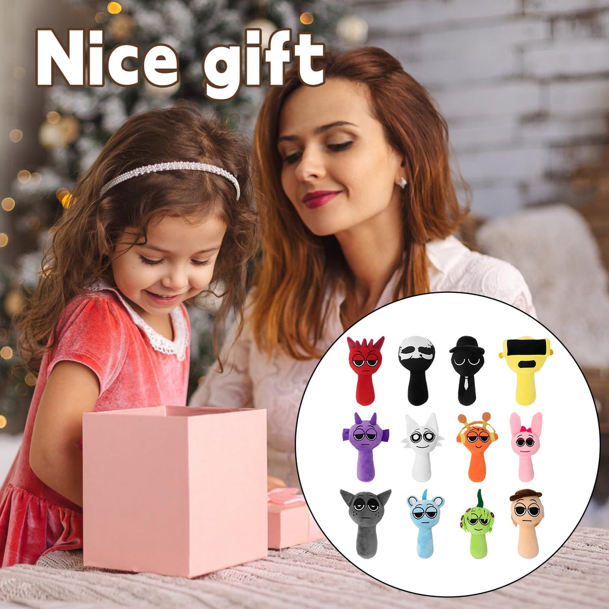 Sprunky Plush,Sprunky Plushies,Soft and Funs Stuffed Toys Dolls for Fans and Friends Christmas Birthday (New-4pc)