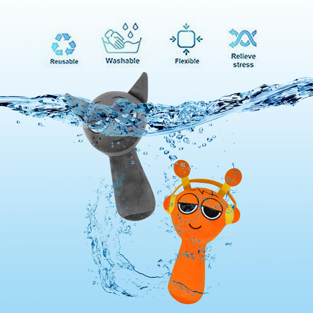 Sprunky Plush,Sprunky Plushies,Soft and Funs Stuffed Toys Dolls for Fans and Friends Christmas Birthday (New-4pc)