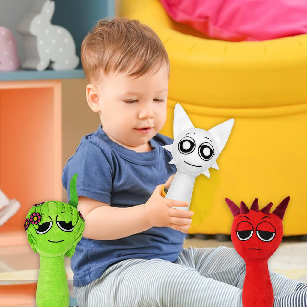 Sprunky Plush,Sprunky Plushies,Soft and Funs Stuffed Toys Dolls for Fans and Friends Christmas Birthday (New-4pc)