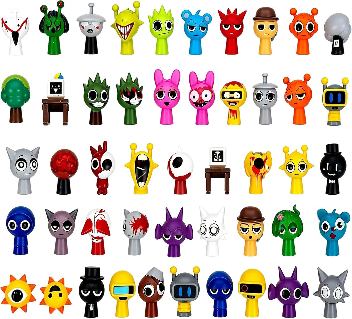 Action Figures Mystery Box,Mystery Box,Office Room Figurine Decor for Adults (Multicolor-48PCS)