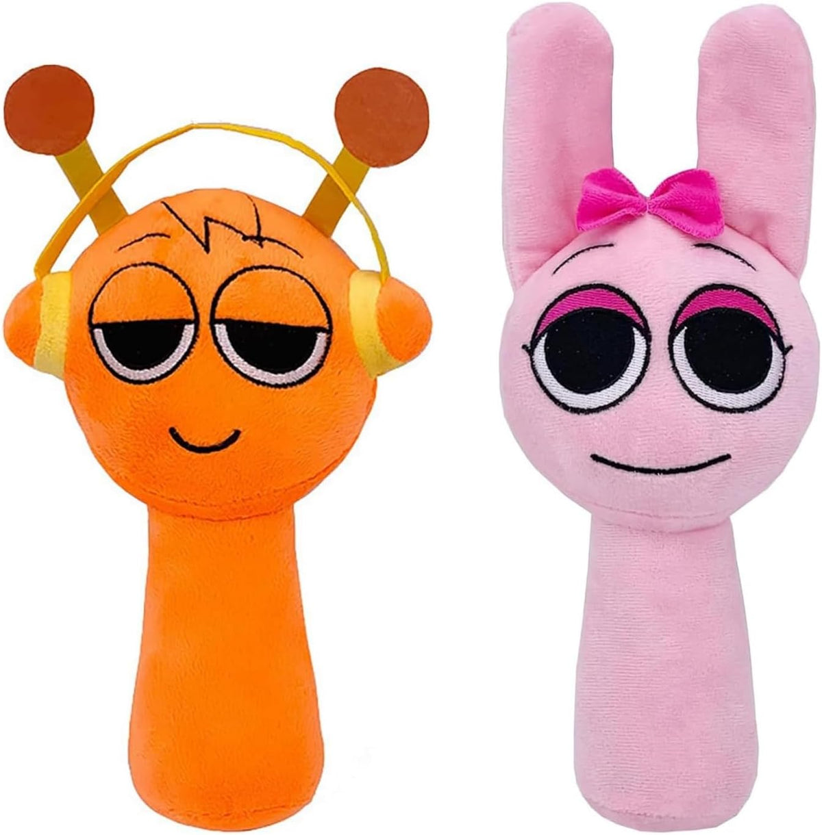 Sprunki Plushies containing viral characters Oren and Pinki